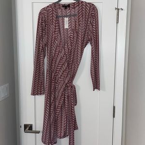 NWT Banana Republic Pattern Wrap Dress